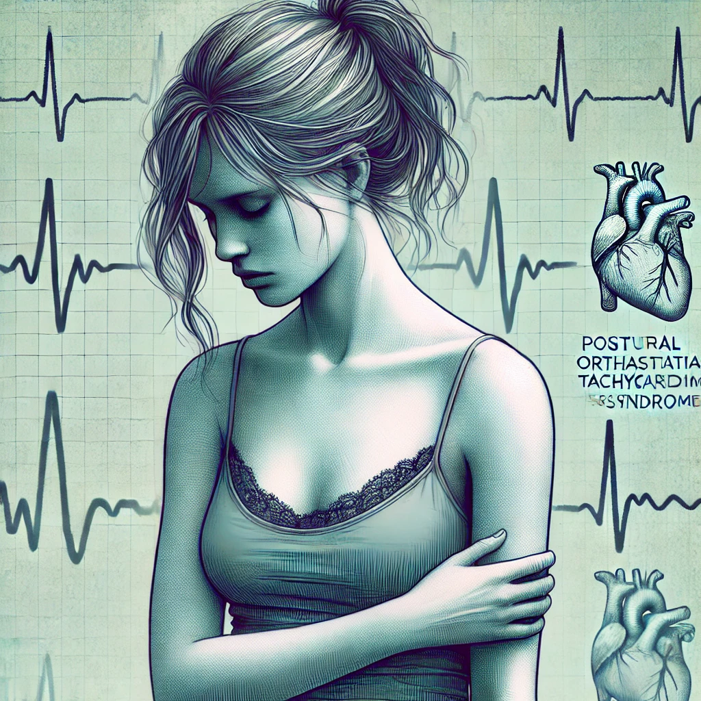 Dysautonomia - fatigued female figure
